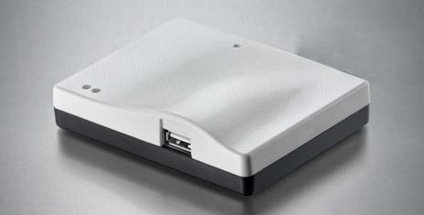 The Sommer SOMlink service module that bridges the opener to your phone