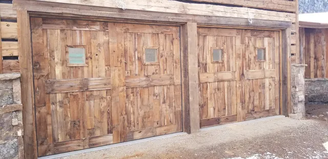Custom Garage Door Real Wood