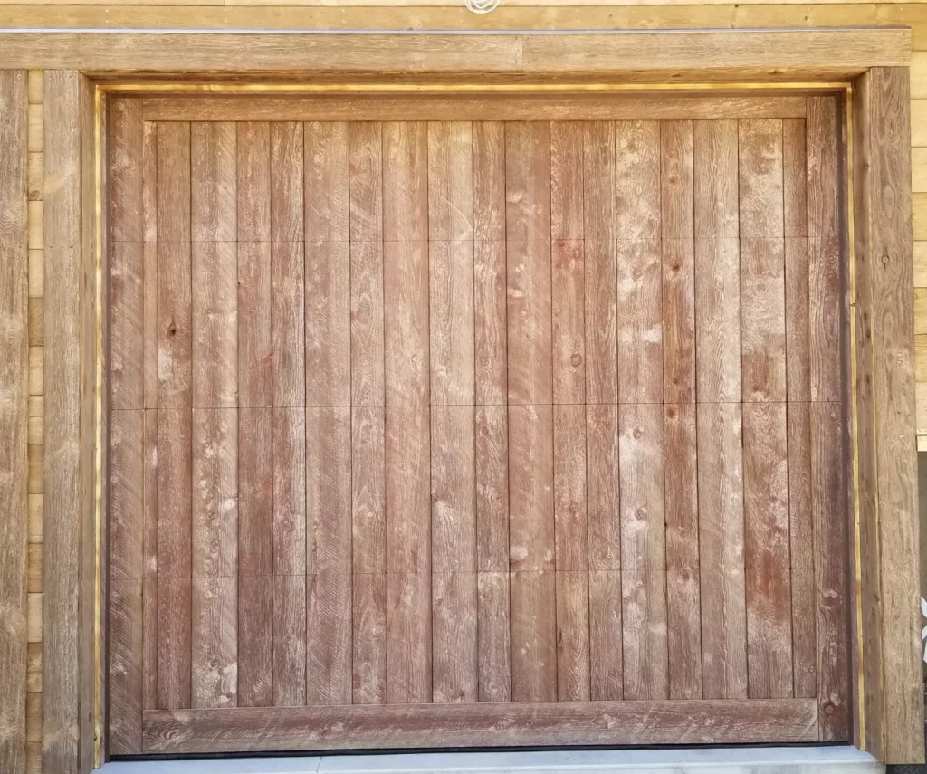 Real Wood Custom Garage Door