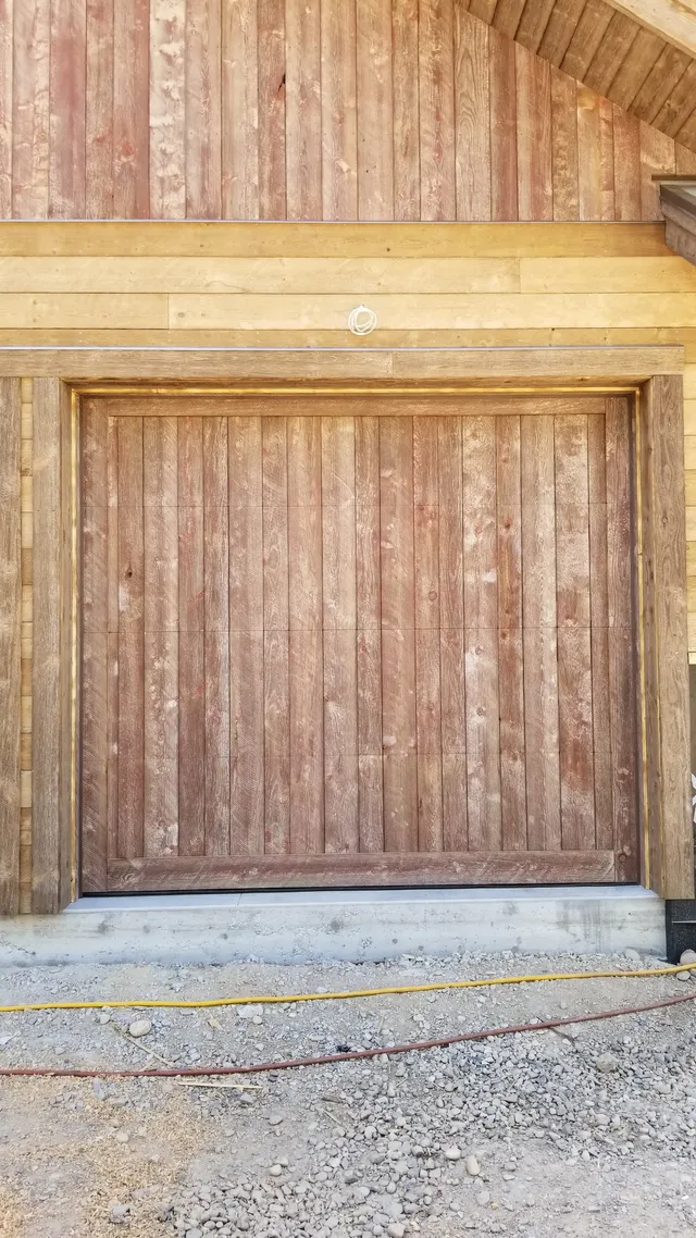 Real Wood Garage Door