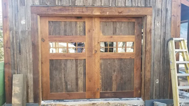 Custom Real Wood Garage Door